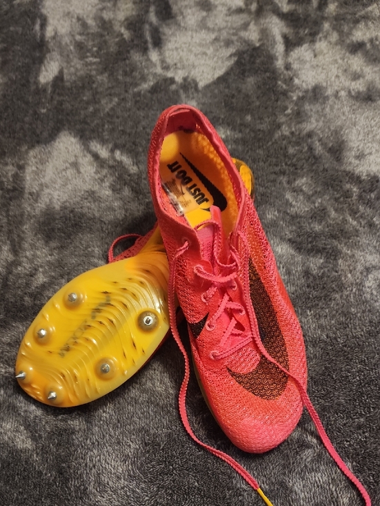 Nike Other - Nike Air Zoom Track Spikes with Yellow Stud Sole